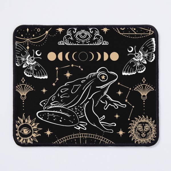 Item preview, Dark Academia Gothic Frog Tarot: Occult Moon Phases with Fairycore Aesthetic, Witchy Magical Goth Fantasy designed and sold by MinistryOfFrogs.