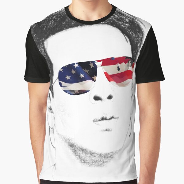 American flag style Graphic T-Shirt