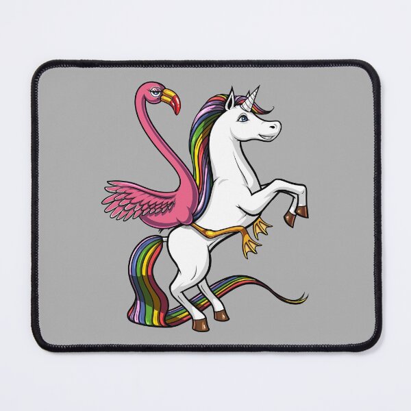 Item preview, Flamingo Bird Riding Unicorn designed and sold by underheaven.