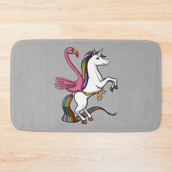 Aperçu de l'œuvre Licorne d'équitation d'oiseau de flamant rose créée et vendue par underheaven.