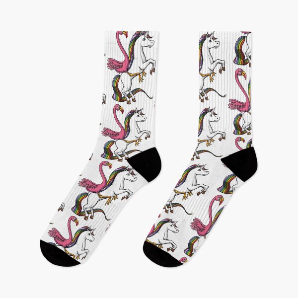 Artikelvorschau, Flamingovogel, der Einhorn reitet entworfen und verkauft von underheaven.