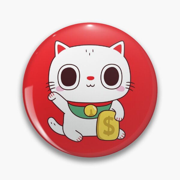 Item preview, Cute Maneki Neko Fortune Money Cat designed and sold by rustydoodle.