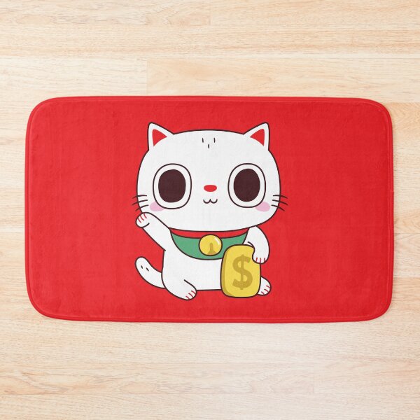 Item preview, Cute Maneki Neko Fortune Money Cat designed and sold by rustydoodle.