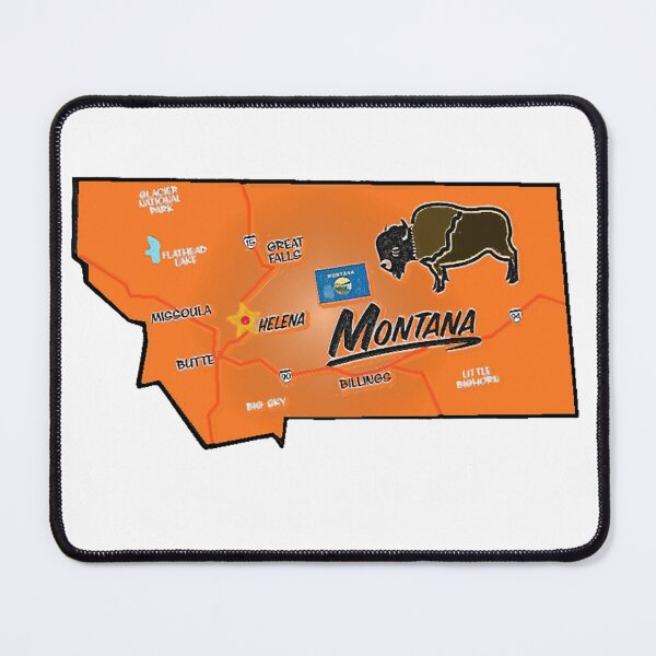 Item preview, Montana Tourist Map designed and sold by Havocgirl.