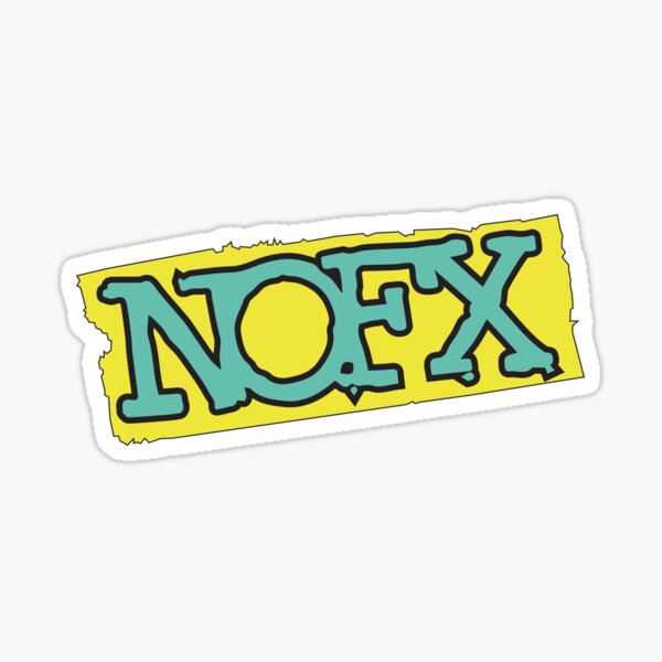 classic nofx logo Sticker