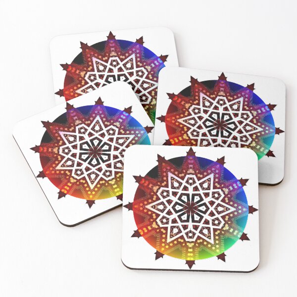 Item preview, Geometric Rainbow Star designed and sold by webgrrl.