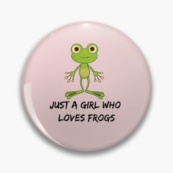 Item preview, Just A Girl Who Loves Frogs designed and sold by Nesro34.