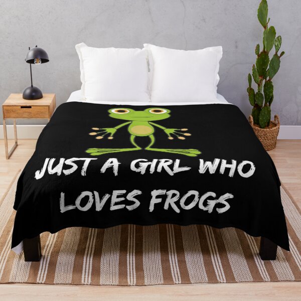 Item preview, Just A Girl Who Loves Frogs designed and sold by Nesro34.