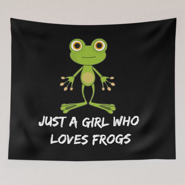 Item preview, Just A Girl Who Loves Frogs designed and sold by Nesro34.