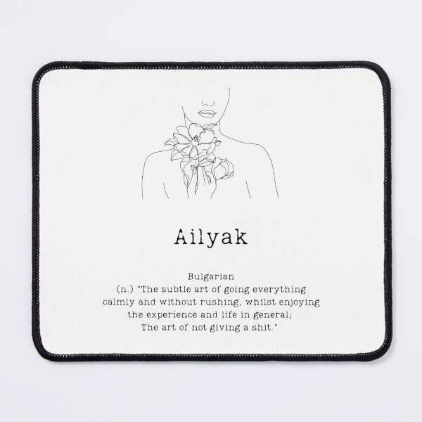 Item preview, AILYAK - "The art of not giving a shit" designed and sold by BookberryGarden.