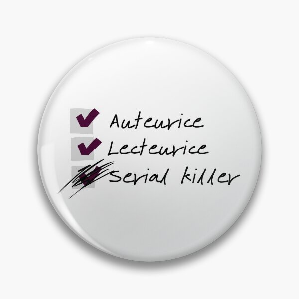 Item preview, Checkbox - Author, reader, serial killer designed and sold by Génération Ecriture.
