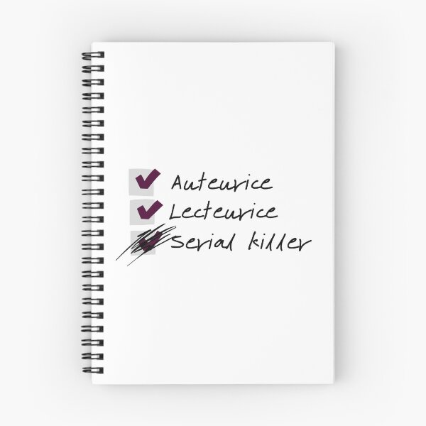 Item preview, Checkbox - Author, reader, serial killer designed and sold by Génération Ecriture.