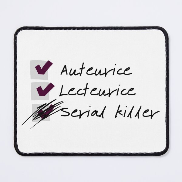 Item preview, Checkbox - Author, reader, serial killer designed and sold by Génération Ecriture.