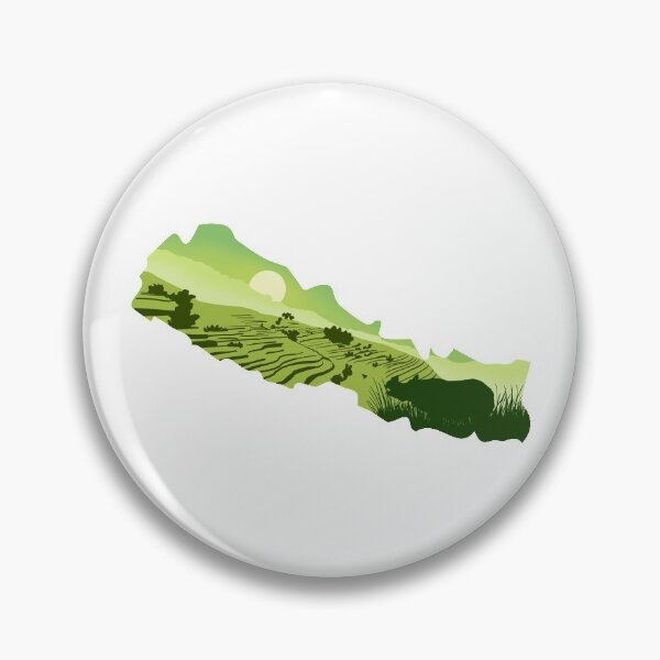 Item preview, Nepal, map and landscape designed and sold by landscapeworlds.