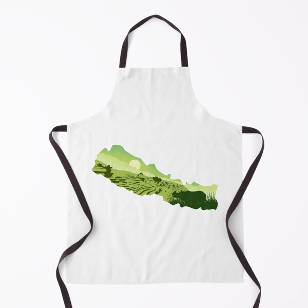 Item preview, Nepal, map and landscape designed and sold by landscapeworlds.