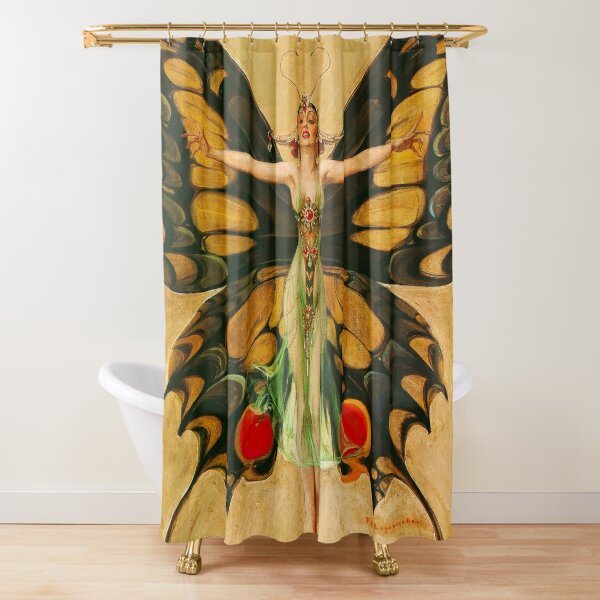 Flapper Girl Shower Curtains for Sale