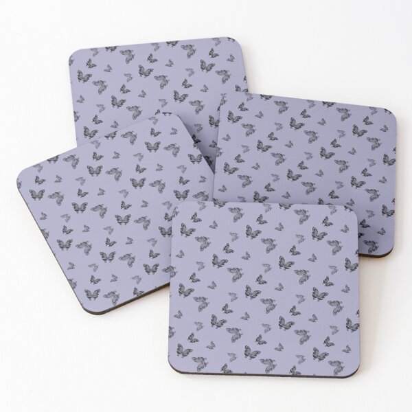 Item preview, Butterfly Pattern - lavender background | Cute Butterflies Pattern Pastel purple designed and sold by Violet Treasures.