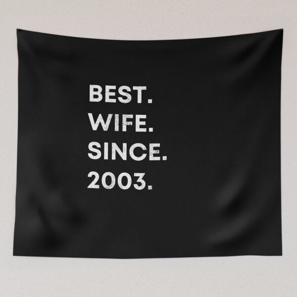 Item preview, Best Wife Since 2003 | 18th wedding anniversary 18 years Premium T-Shirt designed and sold by spolayastore.