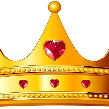 Jewelry Crown Hearty Puffy Jewel Stickers