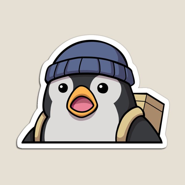 Surprised Penguin Magnet