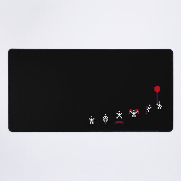Item preview, Evolution of flight - Pixelated stick figure finding flight designed and sold by For the love of Pixels.