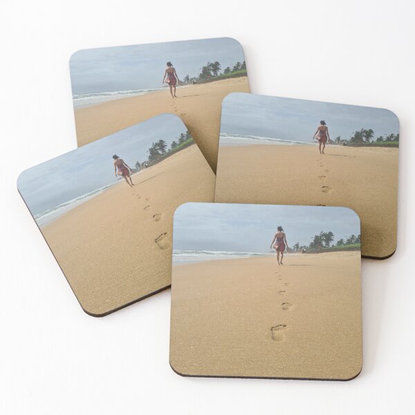 Item preview, Girl walking on the beach designed and sold by Funny-Quote.