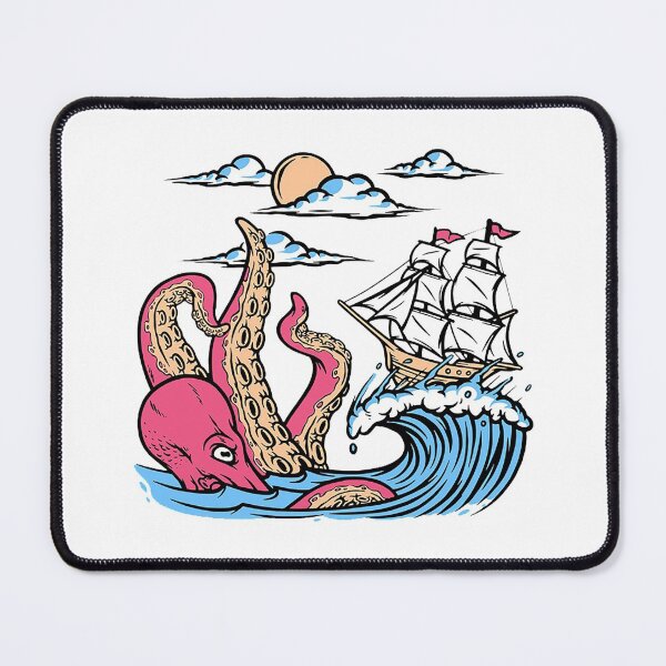 Item preview, Attack of the Kraken designed and sold by OtterFactory.