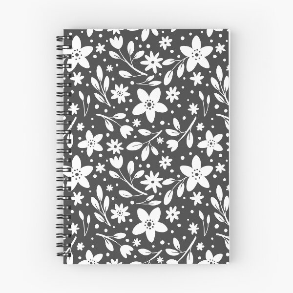 Item preview, Black and white flowers designed and sold by OtterFactory.