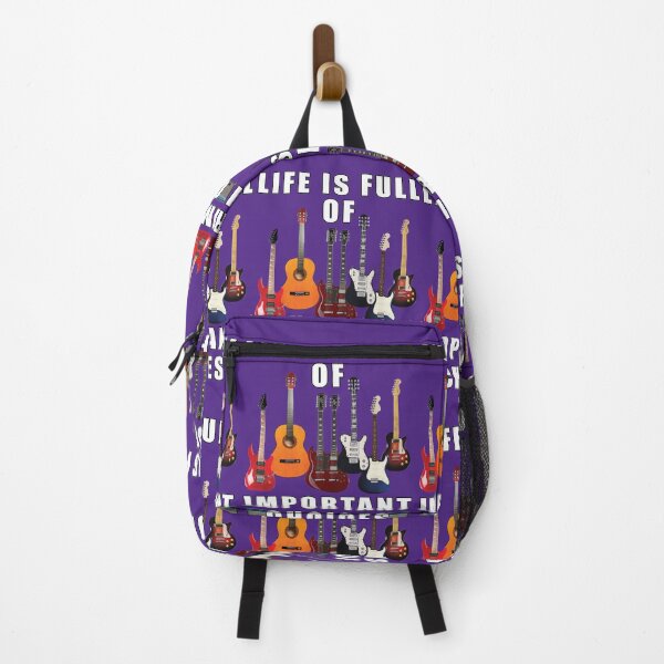 Item preview, Life is full of important choices guitar designed and sold by Feline Rockstars.