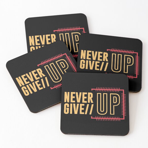 Item preview, Never give up designed and sold by PODapparel.