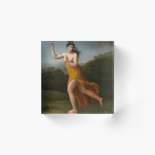 Eurydice stung by a snake - attributed to Antoinette Béfort Acrylic Block