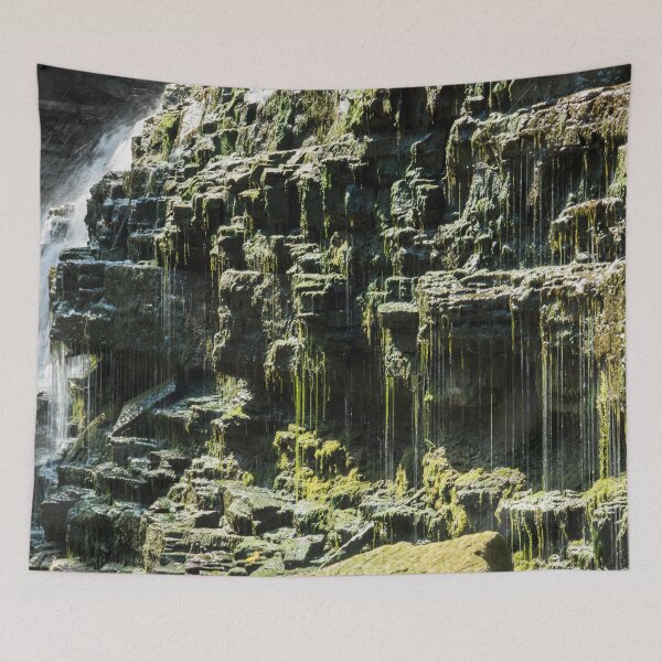 Item preview, Dripping Moss and Soft Splashes - Albion Falls Hamilton Ontario Canada designed and sold by Georgia Mizuleva.