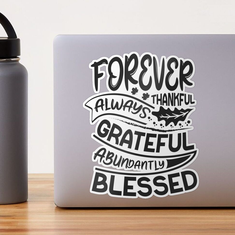 There is Always Something to Be Grateful for Wall Decal Vinyl Decal There  is Always Something to Be Thankful for Grateful Wall Decal 