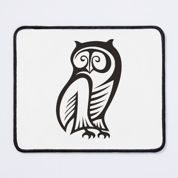 Item preview, Owl Symbol Black designed and sold by sifis.