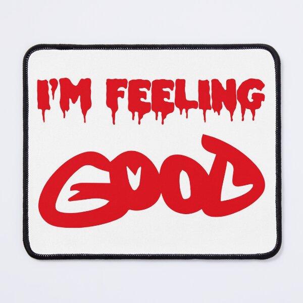 Item preview, I'M FEELING GOOD (EVIL!) AMBIGRAM - IDEAL FOR HALLOWEEN (red text) designed and sold by w1ckerman.