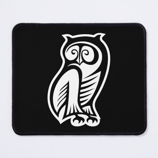 Item preview, Owl Symbol White designed and sold by sifis.