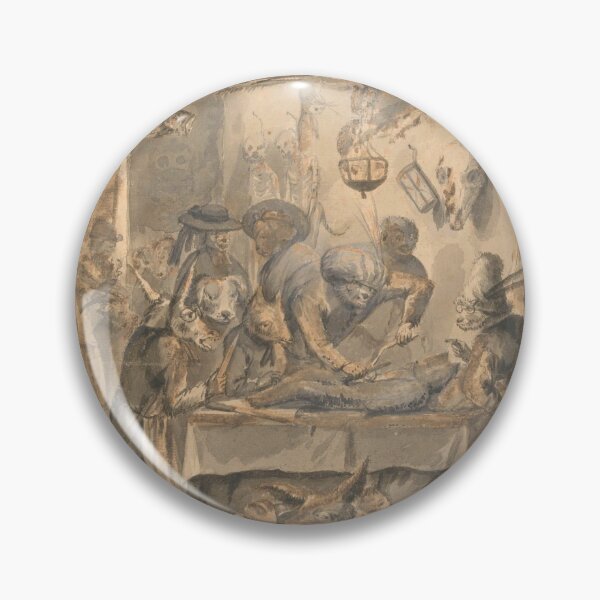Item preview, The monkey surgeon - Vintage medieval art designed and sold by Vintage Designs +.