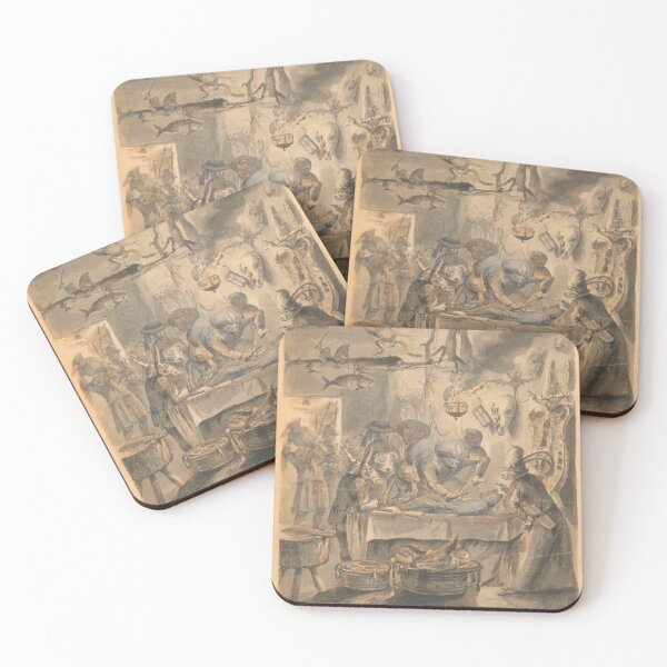 Item preview, The monkey surgeon - Vintage medieval art designed and sold by Vintage Designs +.