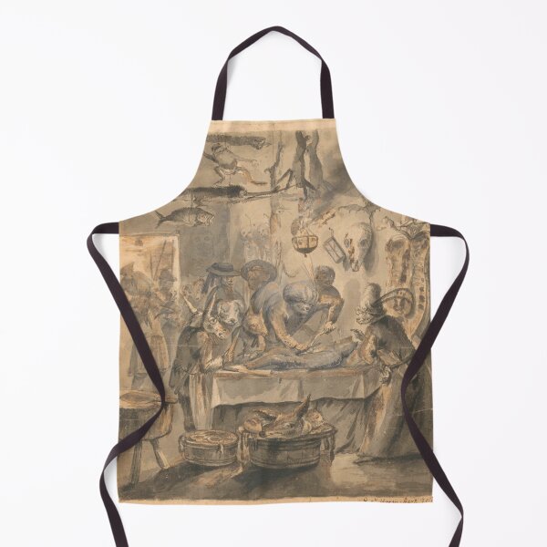 Item preview, The monkey surgeon - Vintage medieval art designed and sold by Vintage Designs +.