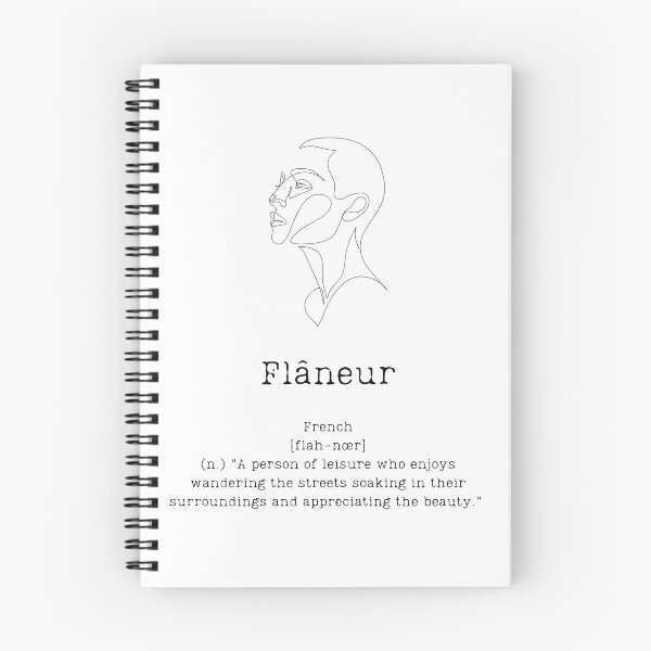 Item preview, FLÂNEUR - "Wandering the streets appreciating the beauty"  designed and sold by BookberryGarden.