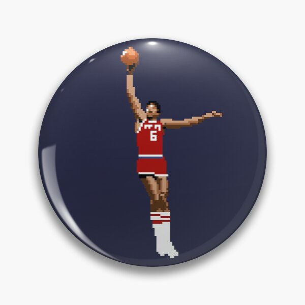 Item preview, Julius Erving Pixel Dunk Qiangy designed and sold by qiangdade.