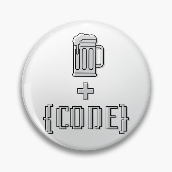 Item preview, Beer + Code Pixel designed and sold by Code  Monkeys.