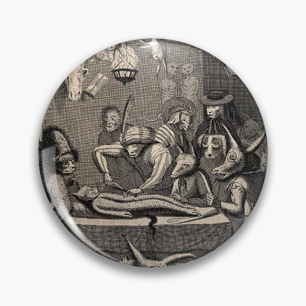 Item preview, The monkey surgeon - medieval etching art designed and sold by Vintage Designs +.