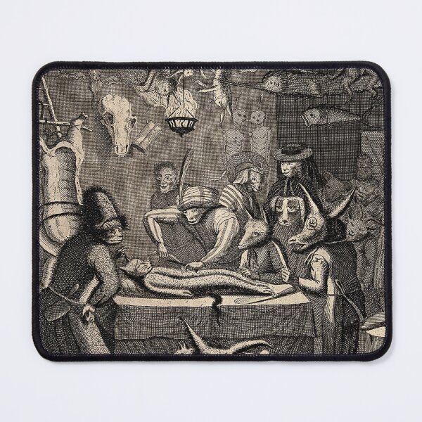 Item preview, The monkey surgeon - medieval etching art designed and sold by Vintage Designs +.