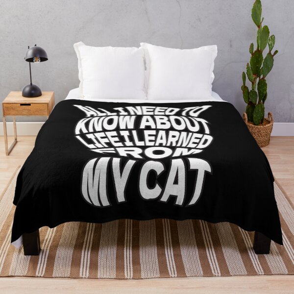 Item preview, All I Need To Know About Life I Learned From My Cat designed and sold by Styler Design.
