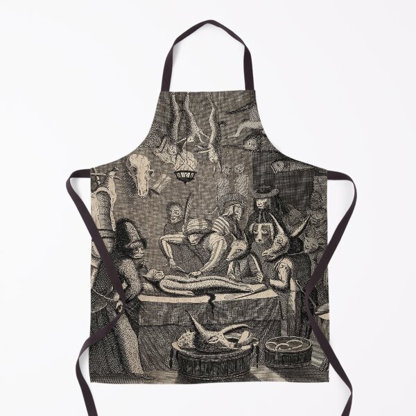 Item preview, The monkey surgeon - medieval etching art designed and sold by Vintage Designs +.