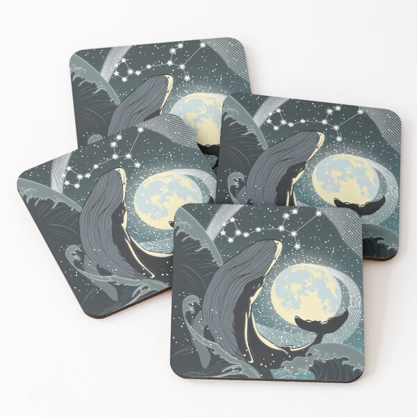 Item preview, Moon Calendar 2022 / Lunar calendar 2022 / EST / Moon phase calendar / Astrology calendar / Christmas calendar / Whale moon spirit art poster designed and sold by GalleryArtField.