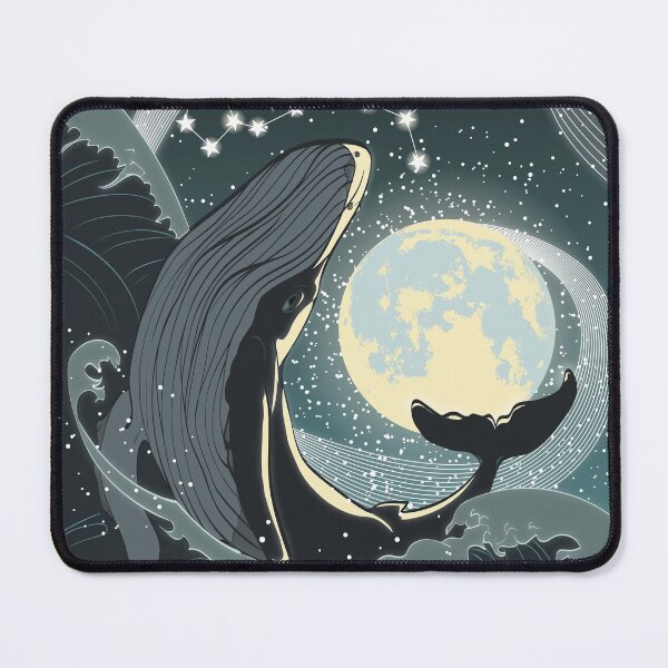 Item preview, Moon Calendar 2022 / Lunar calendar 2022 / EST / Moon phase calendar / Astrology calendar / Christmas calendar / Whale moon spirit art poster designed and sold by GalleryArtField.
