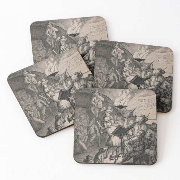 Item preview, Animal choir - medieval etching designed and sold by Vintage Designs +.