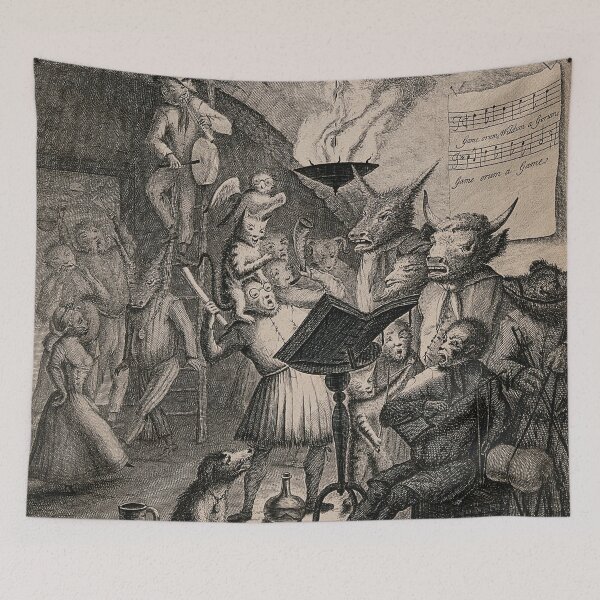 Item preview, Animal choir - medieval etching designed and sold by Vintage Designs +.